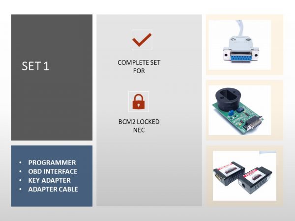 BCM2 LOCKED / ENCRYPTED NEC SET1