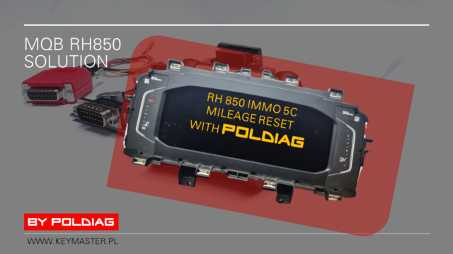 RH850 MQB SOLUTION FROM POLDIAG.R7F701401 Renesas.Virtual clusters mileage reset. Immo 5c clusters.