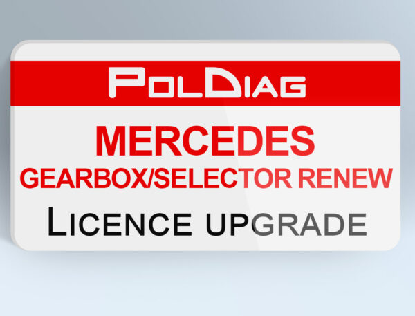 MERCEDES GEARBOX / SELECTORS UNLOCK License