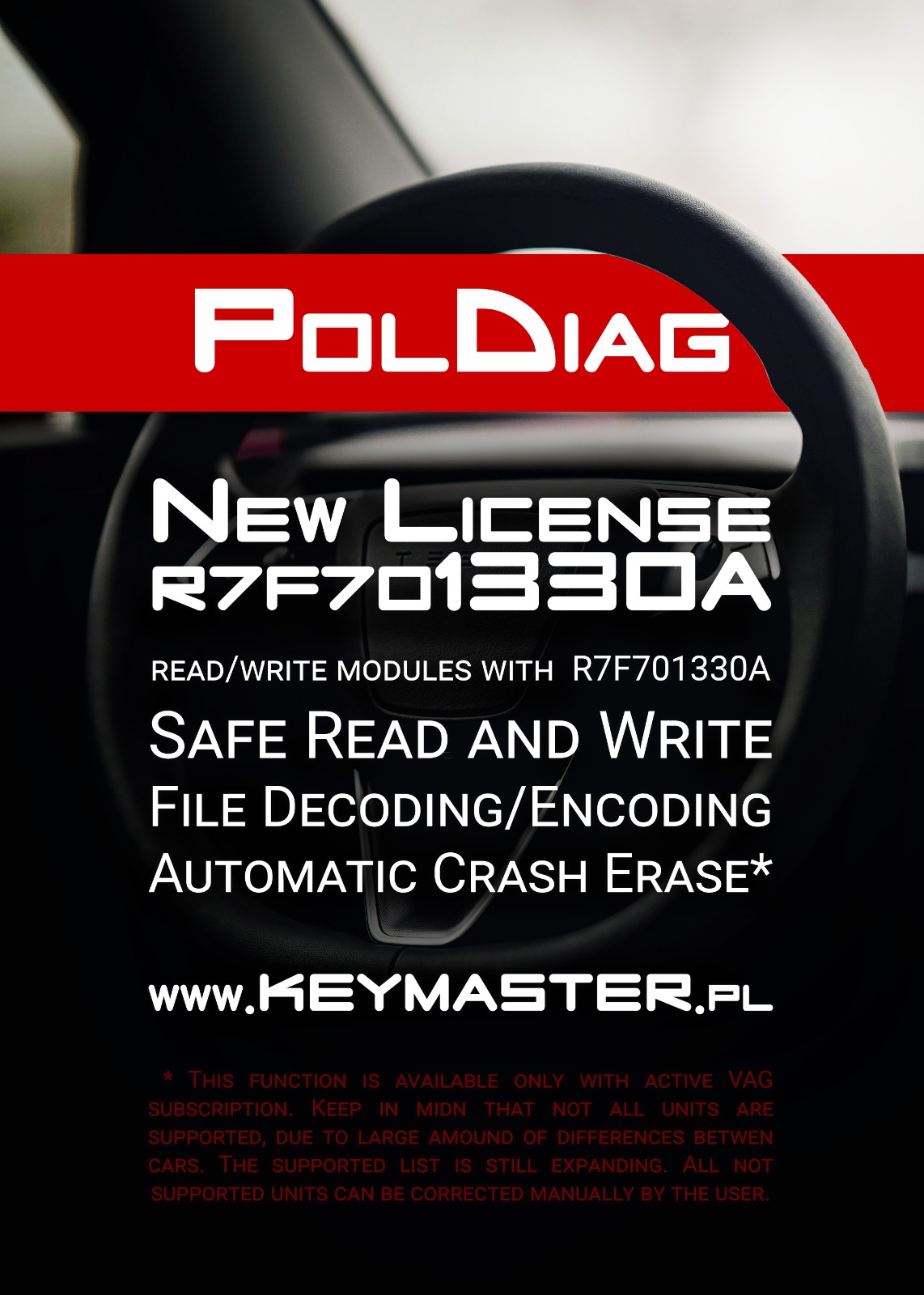 PolDiag R7F701330 / 1330A License